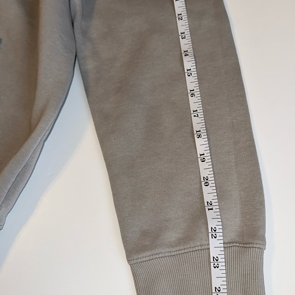 H&M Men’s Hoodie Size L Standard Fit Light Gray Cotton Blend Pullover - Picture 9 of 9